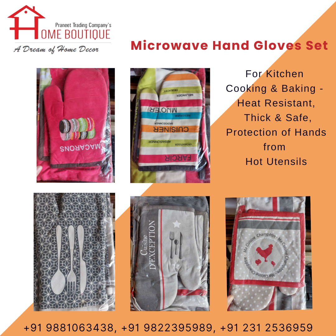 Microwave Hand Gloves Set